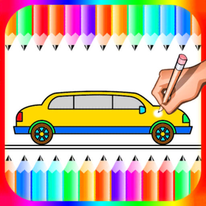 Car Colour Drawing Book