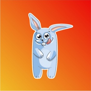 Cute Bunny Sticker fc