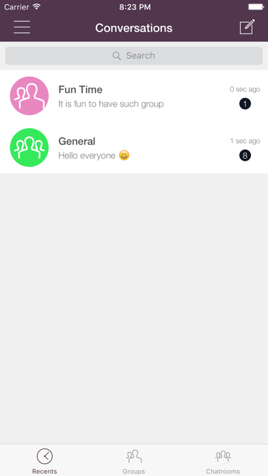SparkChat Messenger poster