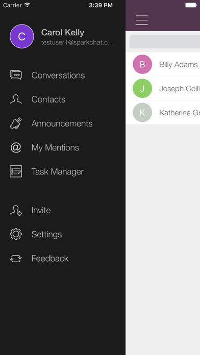 SparkChat Messenger poster