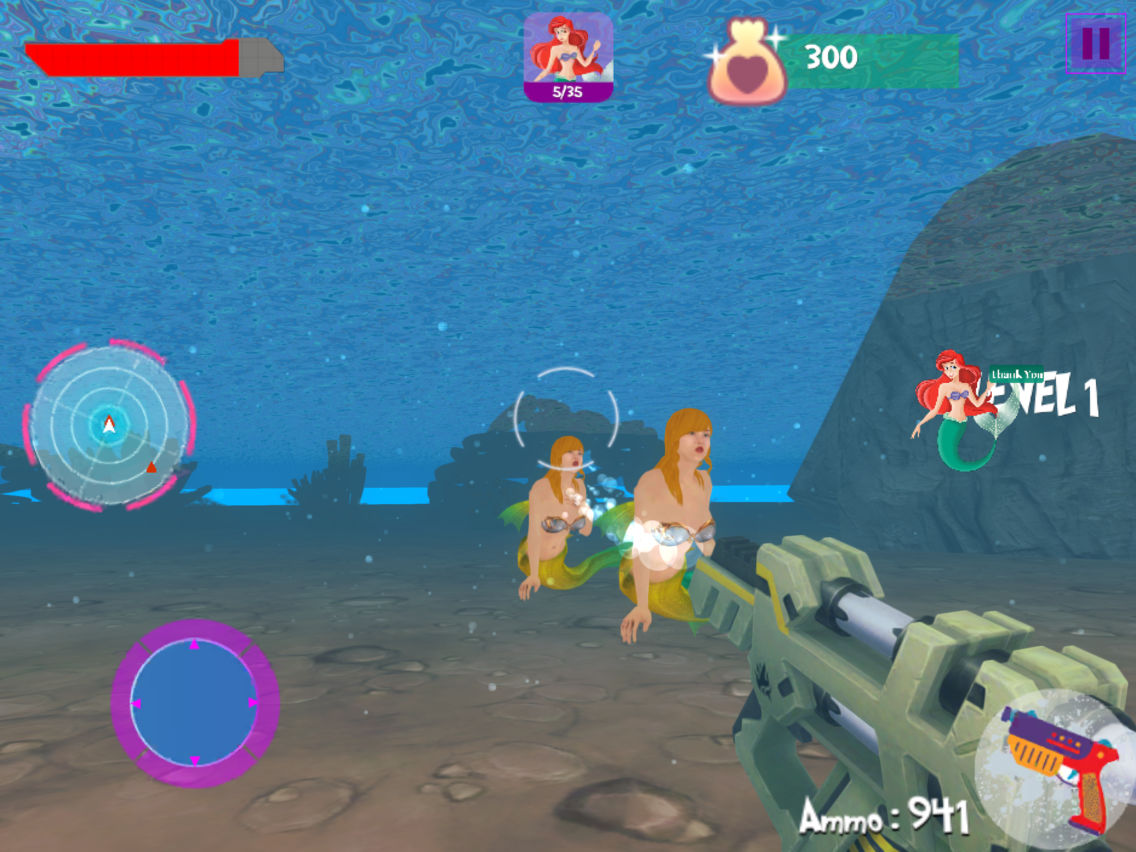 Mermaid Rescue Underwater 3D poster