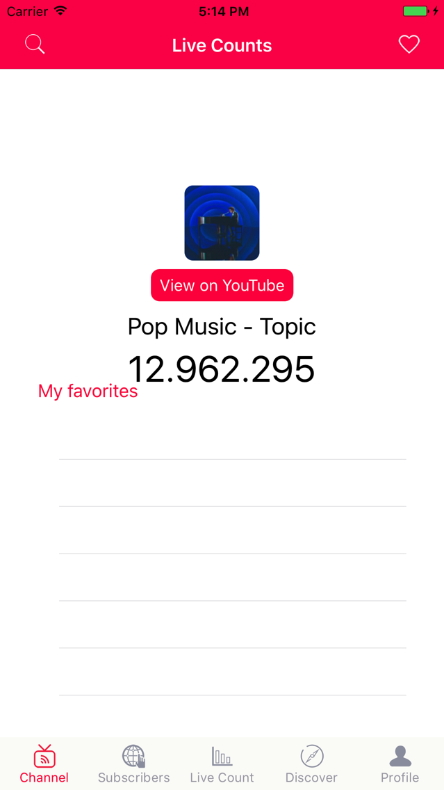 Subscriber - Realtime Sub Count Plakat