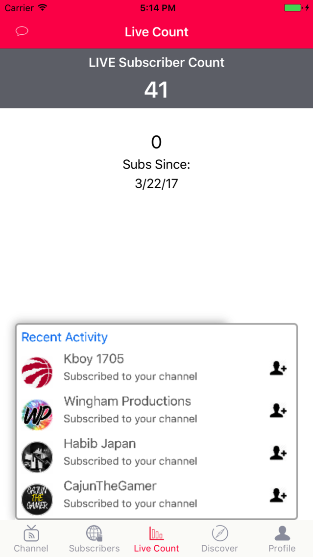 Subscriber - Realtime Sub Count Plakat