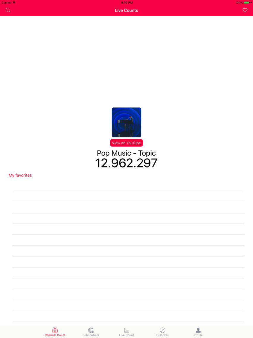 Subscriber - Realtime Sub Count Plakat