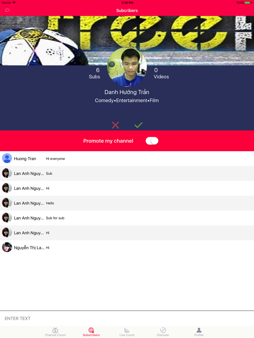 Subscriber - Realtime Sub Count Plakat