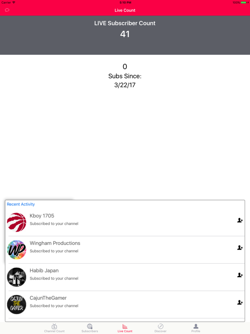 Subscriber - Realtime Sub Count Plakat