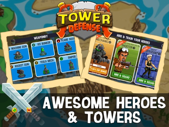 Warfare Tower Defence Pro! poster