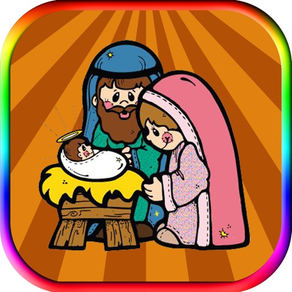 예수 그리스도 귀여운그림 메모리 시합 아이들을위한 퍼즐 :  기독교 영어 공부 게임