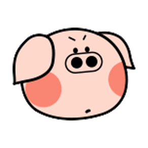 Cool Pig - Stickers Emoticons