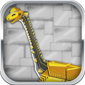 蛇頸龍：龍之崛起 類比 變形恐龍拼圖組裝系列 益智小遊戲