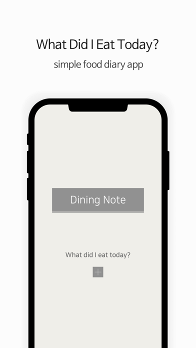 Dining Note: Simple Diet Diary poster