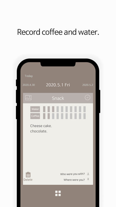 Dining Note: Simple Diet Diary poster
