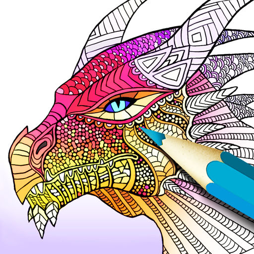 Coloring Book Adults & Kids for iOS (iPhone/iPad) - Free Download at ...