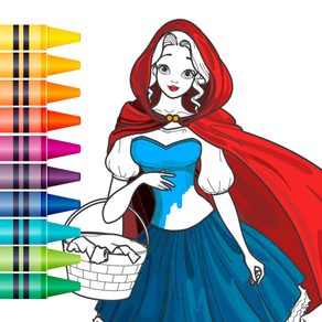 Princess coloring book game