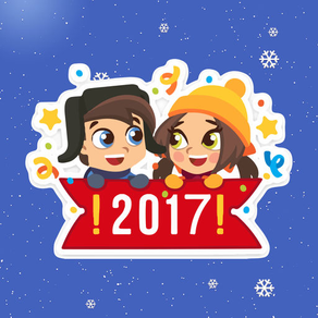 Romantic Christmas Couple Stickers Pack - iMessage