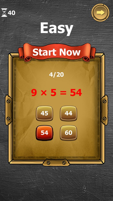 The Multiplication Table poster