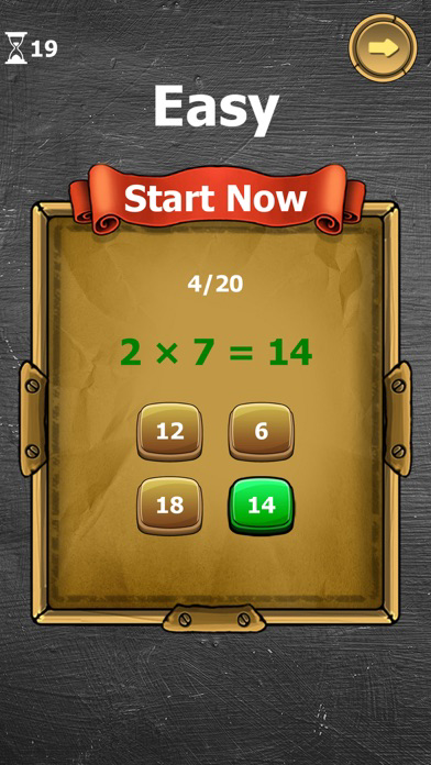 The Multiplication Table poster