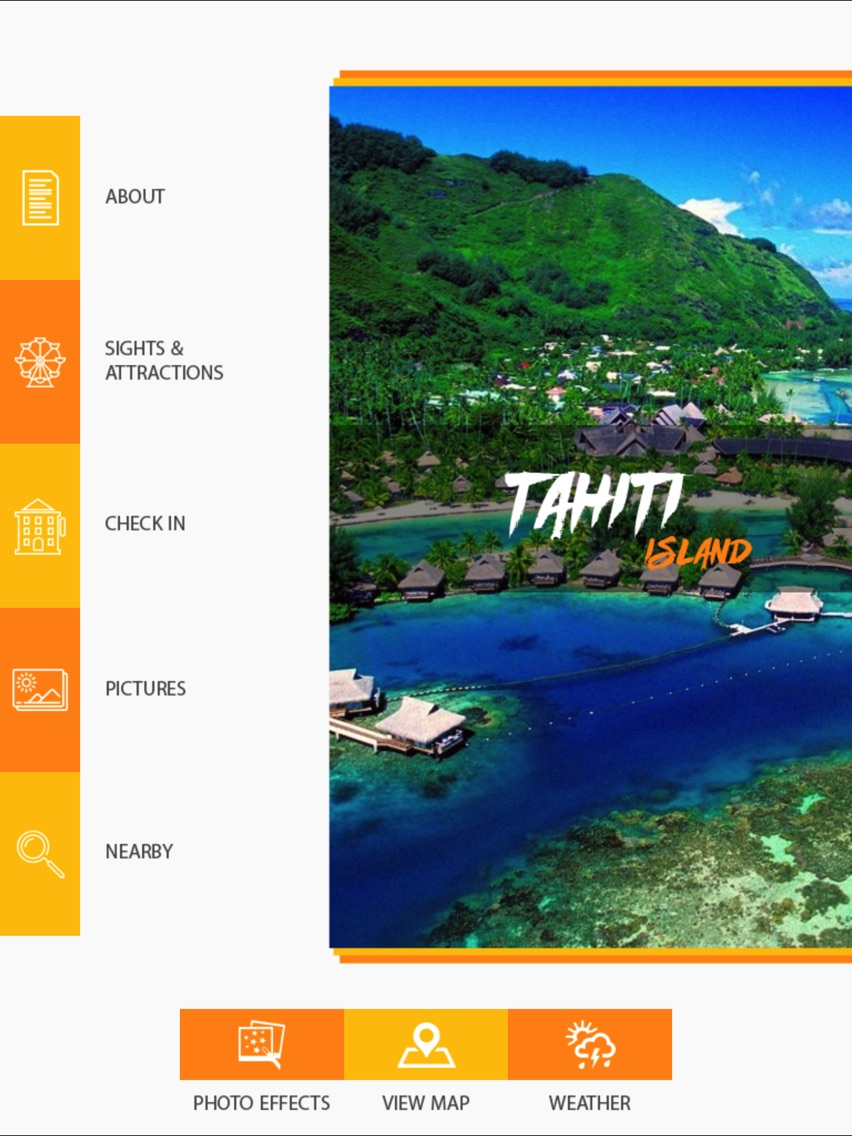 Tahiti Island Vacation Guide poster