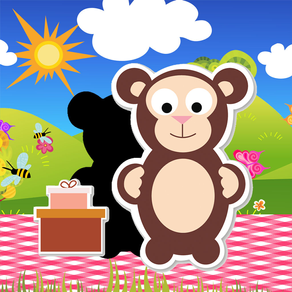 Awesome Babies Animals: Shadow Game to Play and Learn for Children