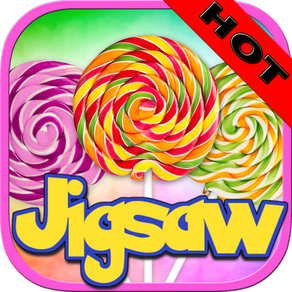 Candy Jigsaw - Learning fun puzzle photo game