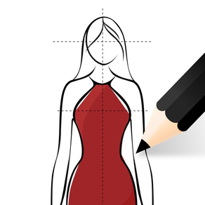 ファッションデザイナー： 洋服のコンセプトスケッチブック