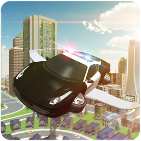 Flying Cop Car Simulator 3D – Extreme Criminal Police Cars Driving and Airplane Flight Pilot Simulation