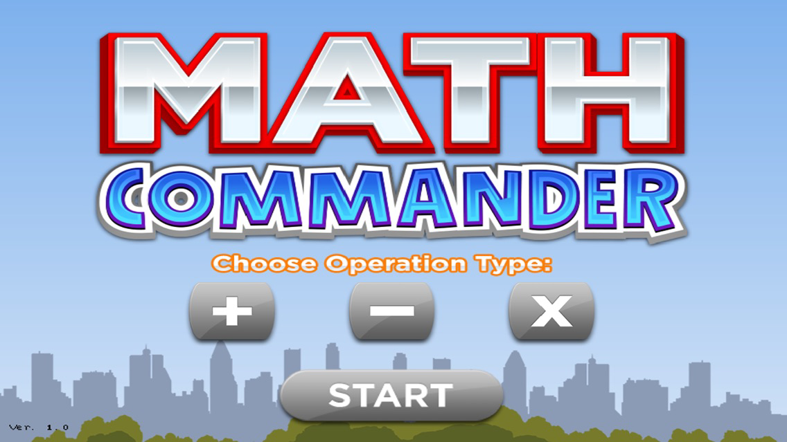 Math Commander: Math Facts Learning Game poster