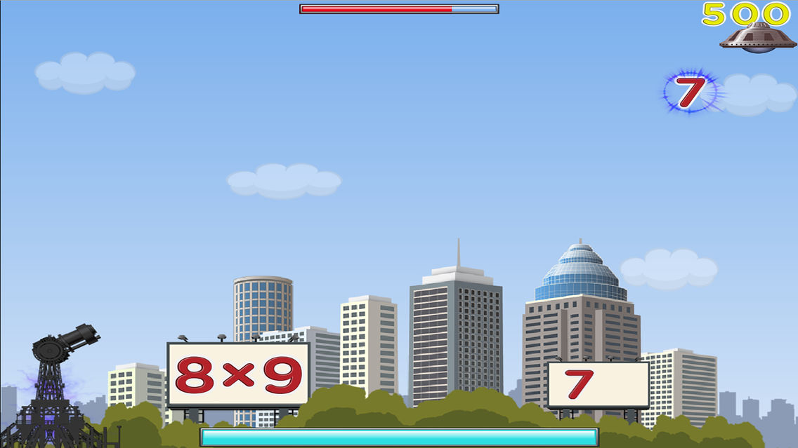 Math Commander: Math Facts Learning Game poster