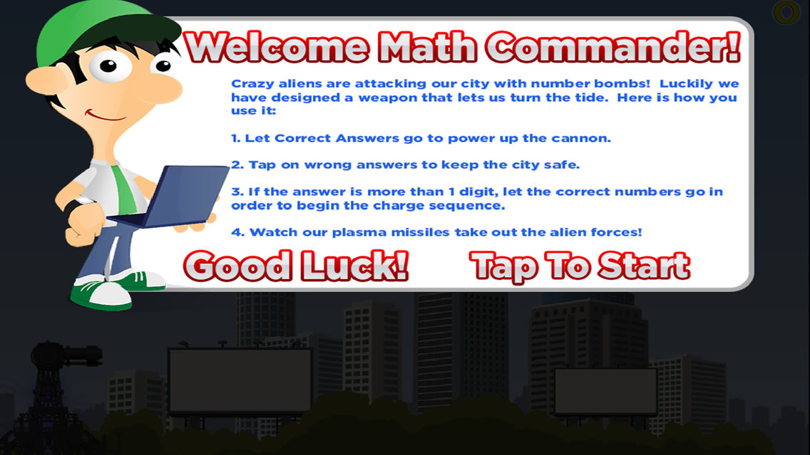 Math Commander: Math Facts Learning Game poster