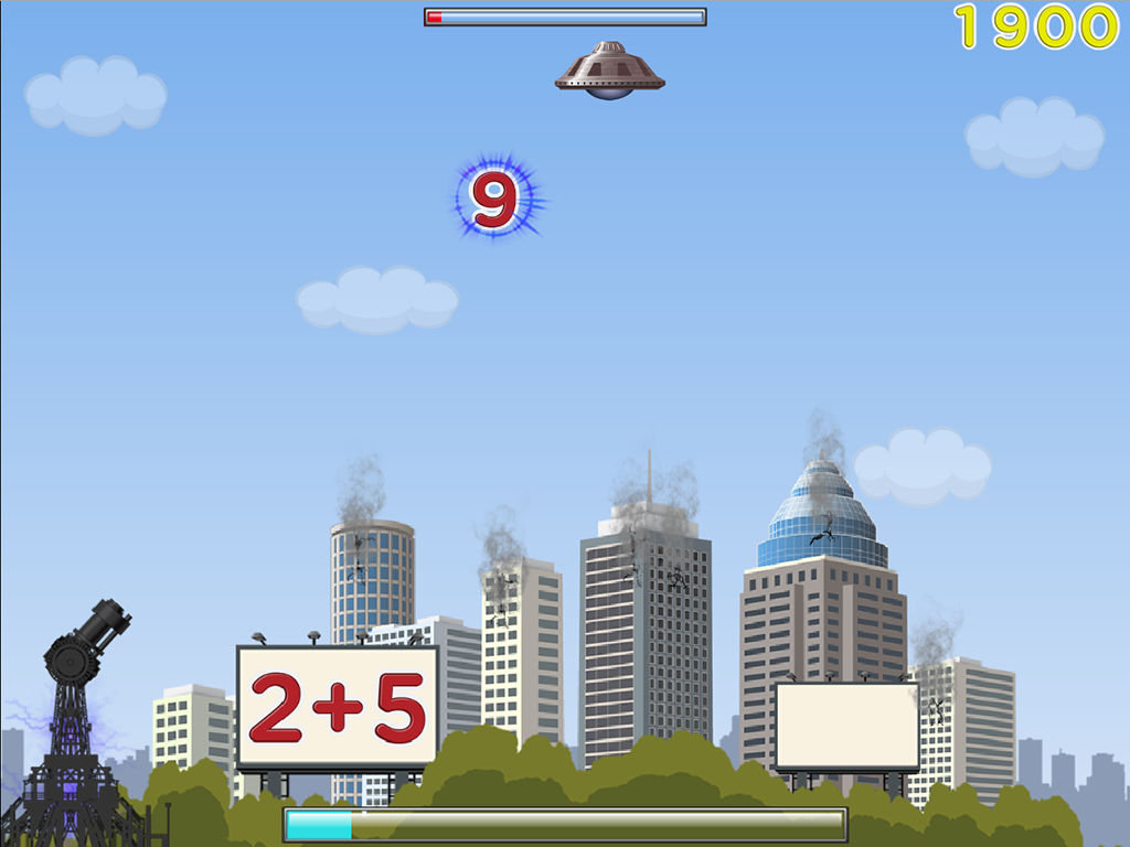 Math Commander: Math Facts Learning Game poster