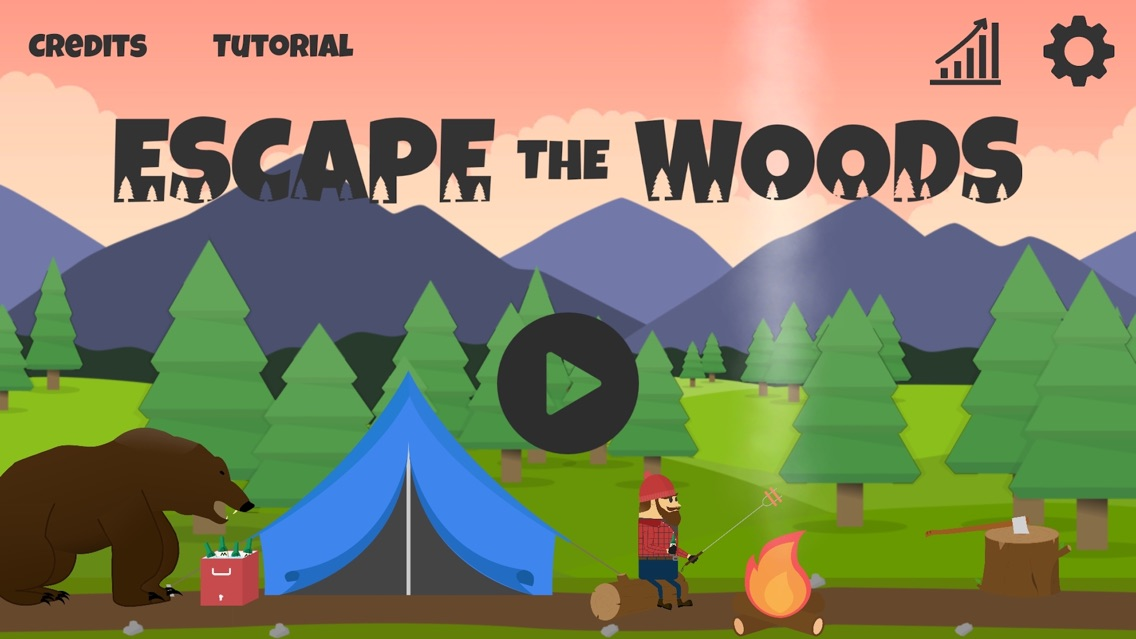 Escape the Woods Plakat