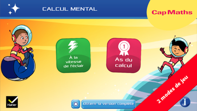 Cap maths CM1, CM2 poster