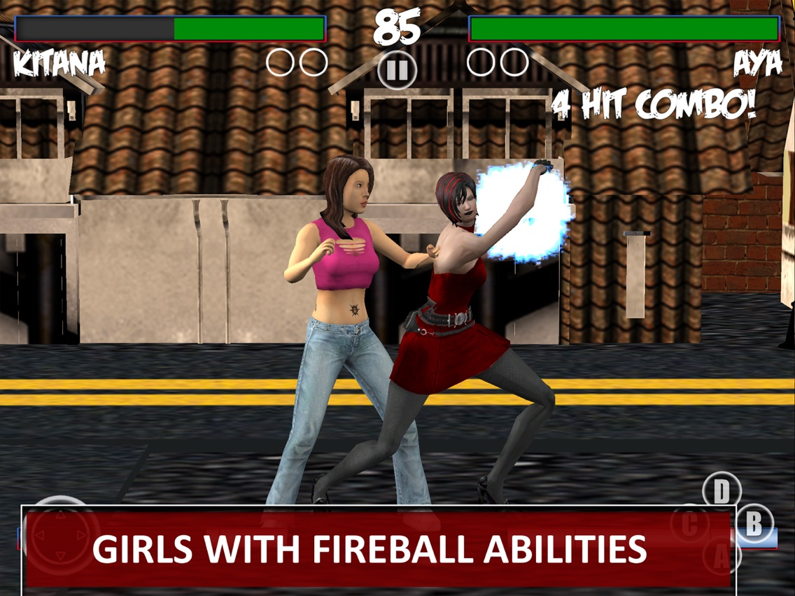 Girls Karate Fighting 3D poster