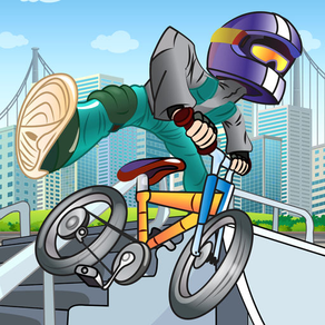 A BMX Trick Mountain Bike Race FREE - Extreme Stunt Jumping Game