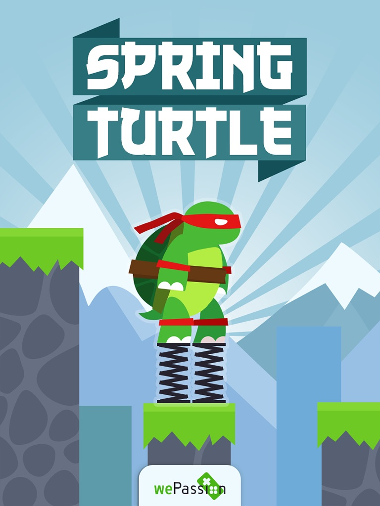 Spring Turtle poster