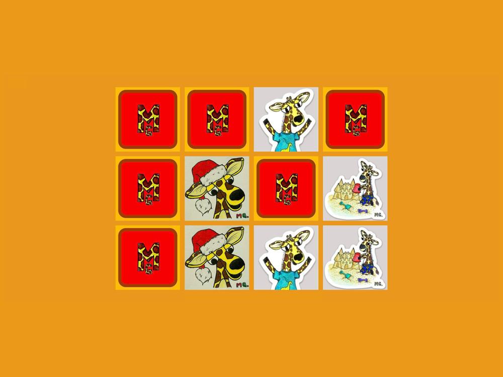 Munchie Giraffe poster