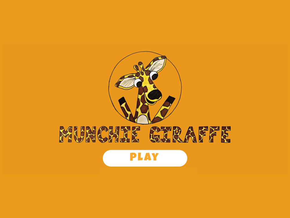 Munchie Giraffe poster