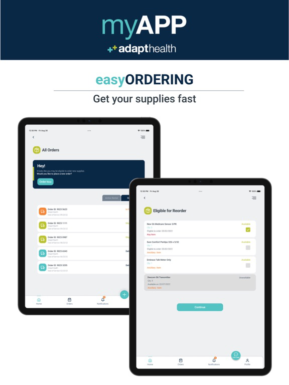 myAPP by Adapthealth for iOS (iPhone/iPad) - Free Download at AppPure