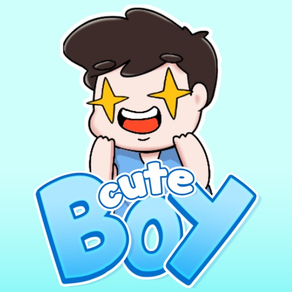Cute Boy Emoji Stickers