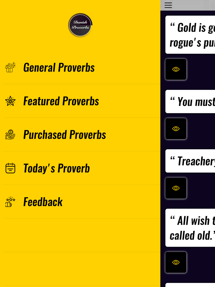 Danish Proverbs poster