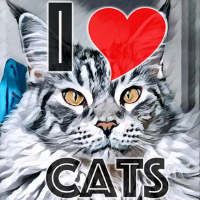 I Love Cats Sticker Pack