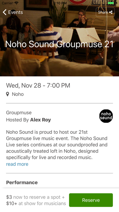 Groupmuse poster