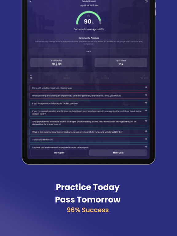 CDL Prep & CDL Practice Test poster