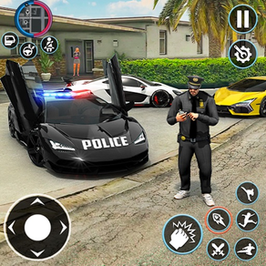 US Cop Car Driving Simulator