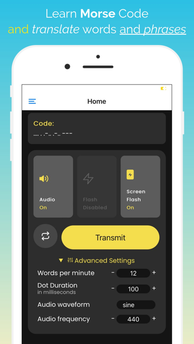 Morse Code Translator App Affiche