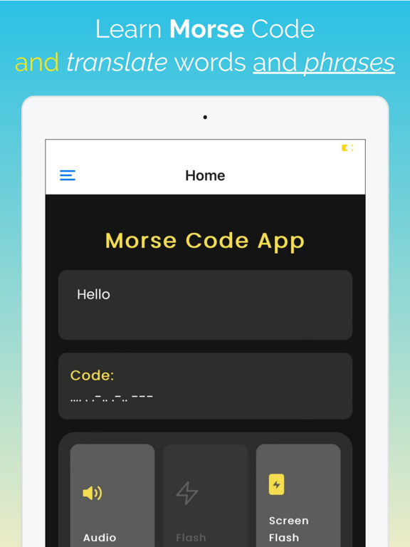 Morse Code Translator App Affiche