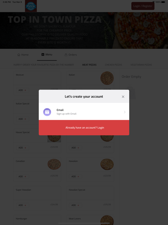 Top in Town Pizza for iOS (iPhone/iPad/iPod touch) Free Download at AppPure