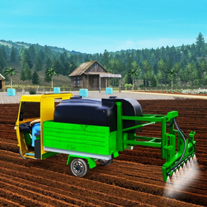 Tuk Tuk Farming-Traktor Spiele