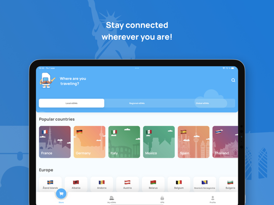eSIMo: eSIM de Voyage & Appels Affiche