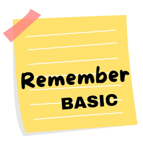 Remember Basic: Stickies